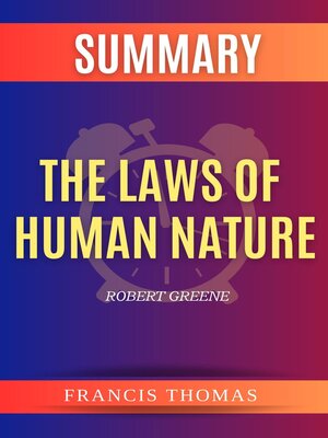 cover image of Summary of The Laws of Human Nature